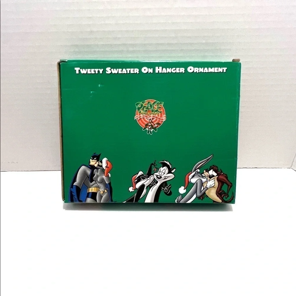 🎄Warner Bros., 90’s VINTAGE NWT Looney Tunes tweety bird CHRISTMAS ORNAMENT.